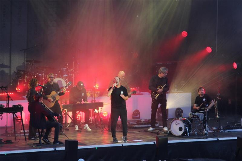 Bosse und Siggi beim zweiten Konzert des Yellow-Jockey-Festivals