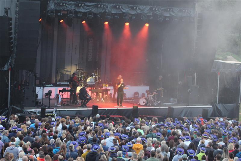 Bosse und Siggi beim zweiten Konzert des Yellow-Jockey-Festivals