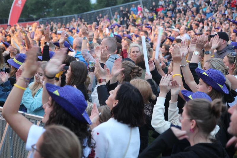 Bosse und Siggi beim zweiten Konzert des Yellow-Jockey-Festivals