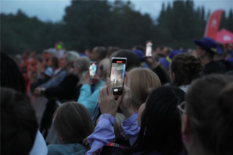 Bosse und Siggi beim zweiten Konzert des Yellow-Jockey-Festivals