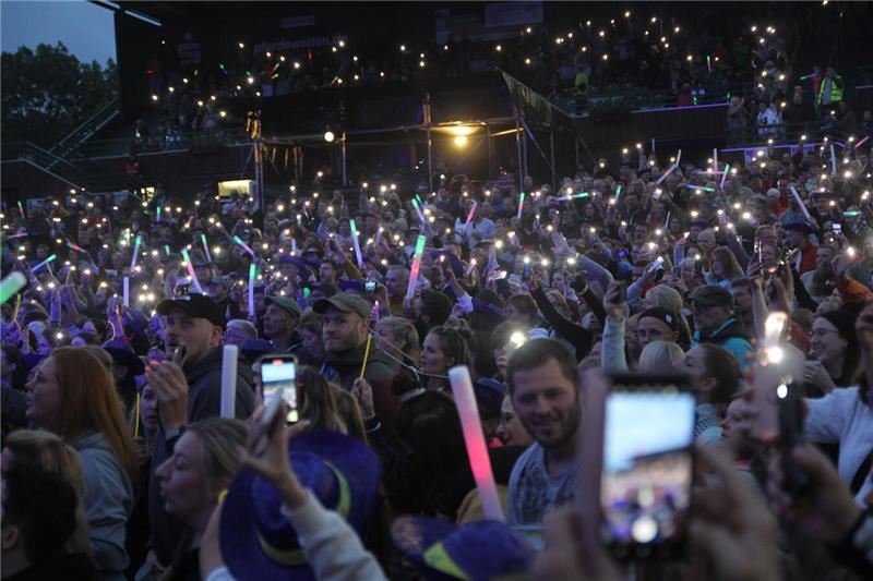 Bosse und Siggi beim zweiten Konzert des Yellow-Jockey-Festivals