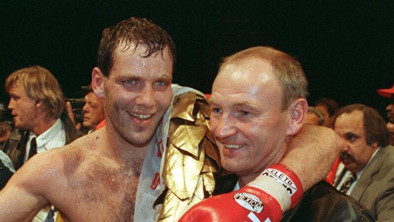 Boxen „salonfähig gemacht“: Trauer um Manfred Wolke Box-Trainer Manfred Wolke (r) machte Henry Maske zum Champion.