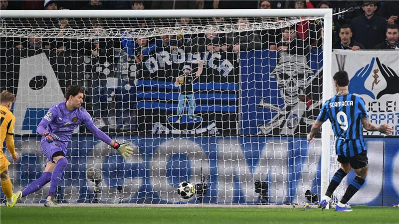 Brachte Bergamo früh in Führung: Gianluca Scamacca.