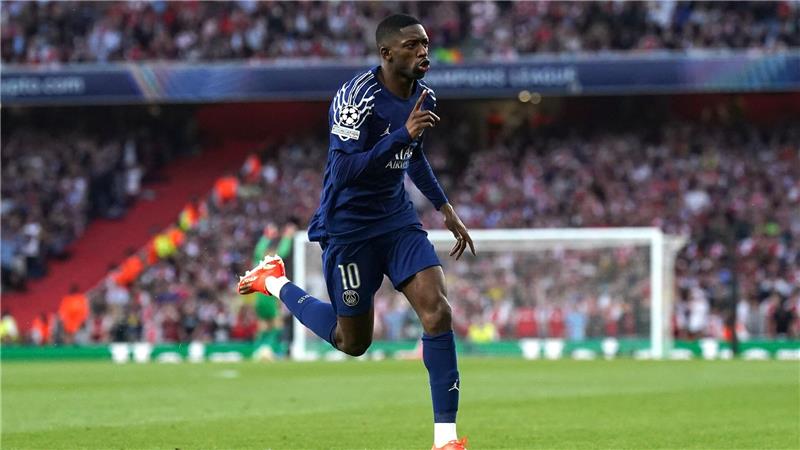 Paris zu stark: Arsenal verliert Halbfinal-Hinspiel mit 0:1 Brachte Paris früh in Führung: Ousmane Dembélé.