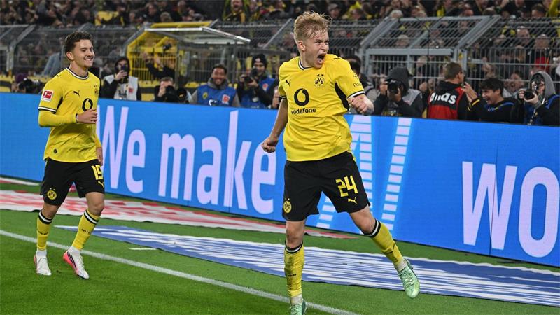 Brachte den BVB in der 80. Minute in Führung: Daniel Svensson. 