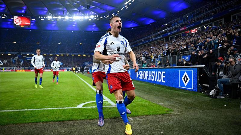 Brachte den HSV mit seinem wunderbaren Tor in Führung: Miro Muheim.