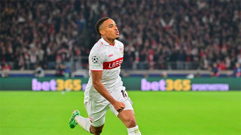 Trotz Überzahl: Starker VfB verpasst Sieg gegen Atlético Brachte die Stuttgarter in Führung: Jamie Leweling.