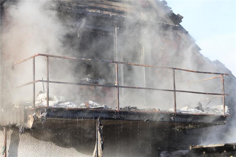 Brand in einem Einfamilienhaus in Ohlhof.