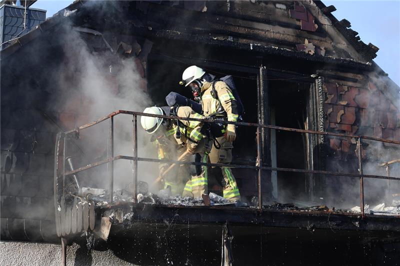 Brand in einem Einfamilienhaus in Ohlhof.