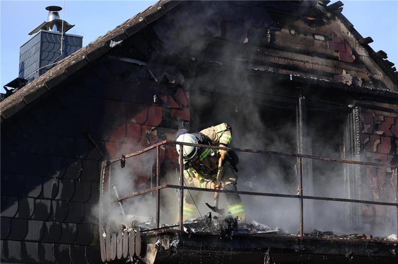 Brand in einem Einfamilienhaus in Ohlhof.