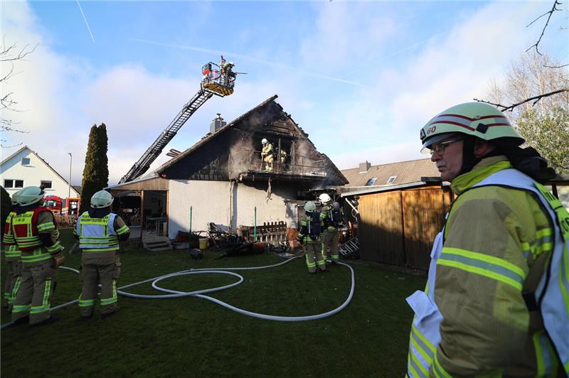 Brand in einem Einfamilienhaus in Ohlhof.
