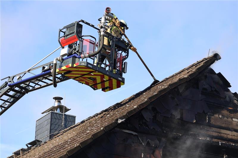 Brand in einem Einfamilienhaus in Ohlhof.