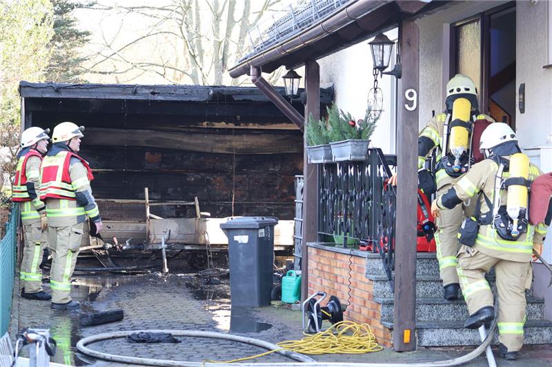 Brand in einem Einfamilienhaus in Ohlhof.