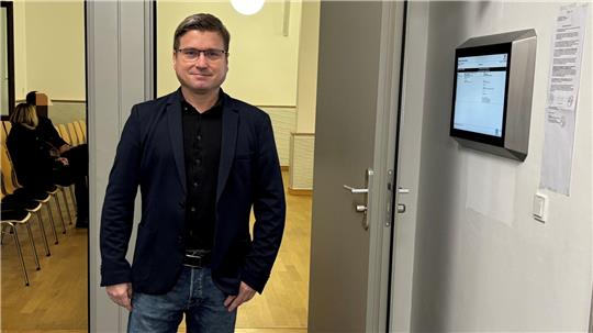 Brandgutachter Sebastian Hergesell im Braunschweiger Landgericht.