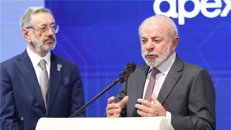 Brasiliens Präsident Lula auf der Hannover Messe – Brasilien ist das diesjährige Partnerland.