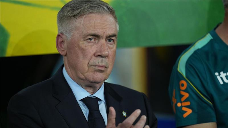 Brasilien-Star Vinícius Júnior: Ein bisschen Drama ist immer Brasiliens Trainer bei der Titeljagd: Carlo Ancelotti. (Archivbild)