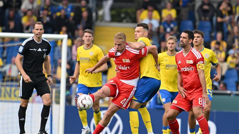 Braunschweig und Union lieferten sich einen spannenden Pokal-Fight.