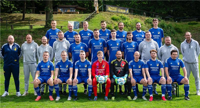 Breit aufgestellt: Der TSV Gielde startet mit einem großen Kader und einem großen Funktionsteam in die Saison der Nordharzliga. Foto: Privat