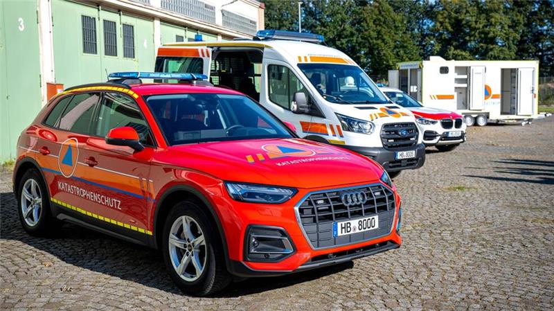 Neue Fahrzeuge und Technik für den Bremer Katastrophenschutz Bremen hat für den Notfall aufgerüstet.