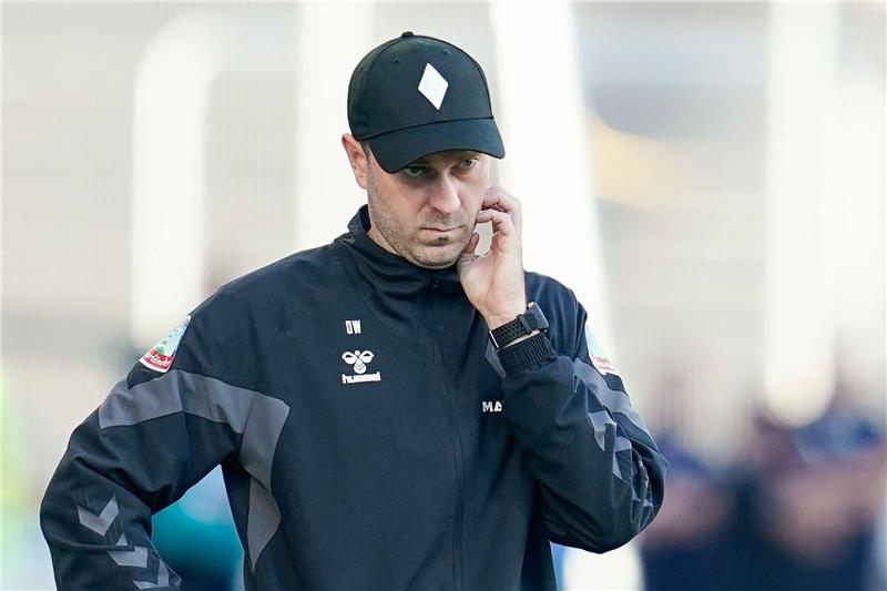 Werder-Trainer kritisiert Team: Viel zu wenig für Bundesliga Bremens Trainer Ole Werner im Merck-Stadion am Böllenfalltor.