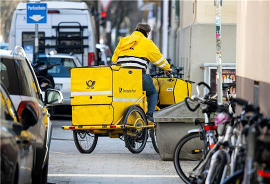 Briefträger in München.
