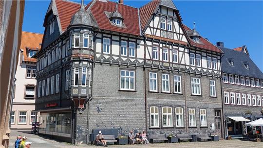 Brunssches Haus am Markt (um 1900).