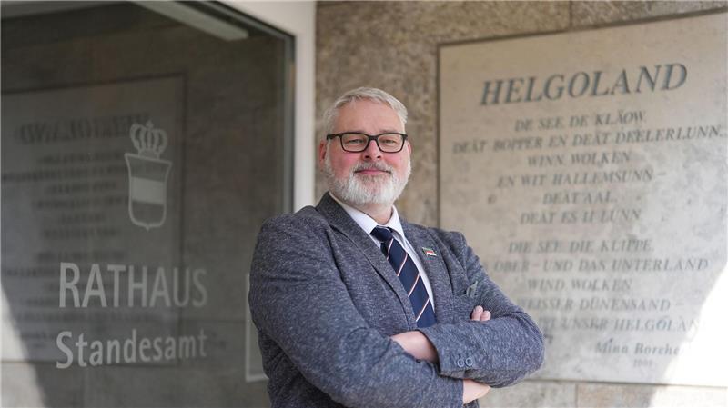 Bürgermeister Pollmann sieht in einer Landaufspülung eine große Entwicklungschance für Helgoland. (Archivbild) 