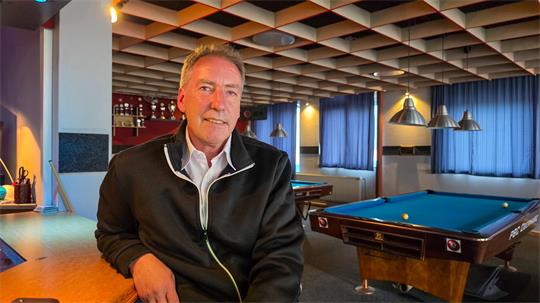 Gernot Ludwig empfängt die GZ im Vereinsheim des Pool-Billard-Clubs (PBC).