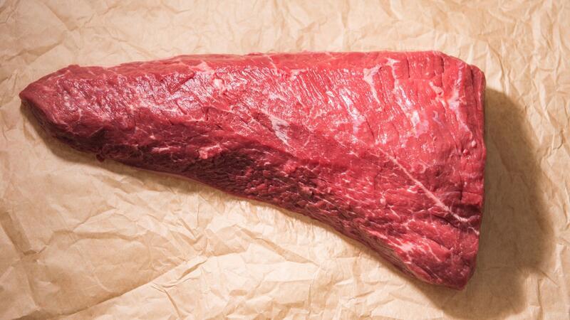 5 Profi-Tipps für das beste Steak der Welt Bürgermeisterstück mit spitzer Form: auch Tri-Tip genannt.