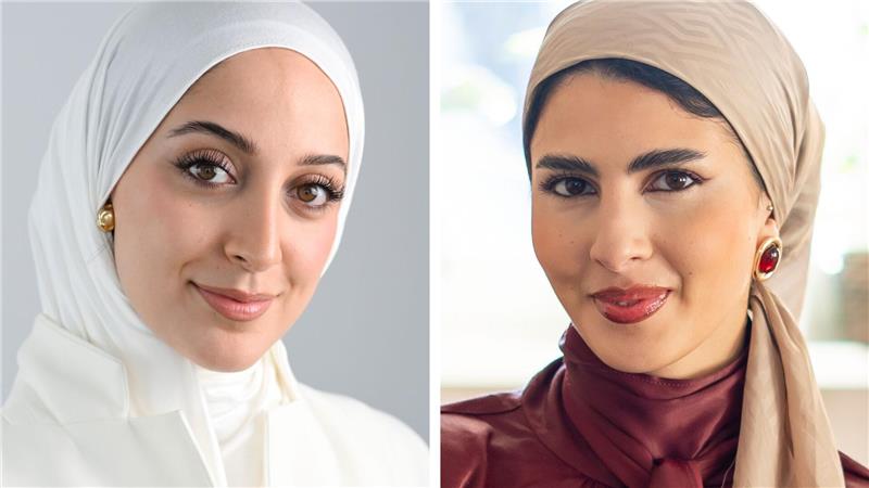 Büsra Sayed (l) und Amina Ben Bouzid wollen „Miss Germany“ werden.