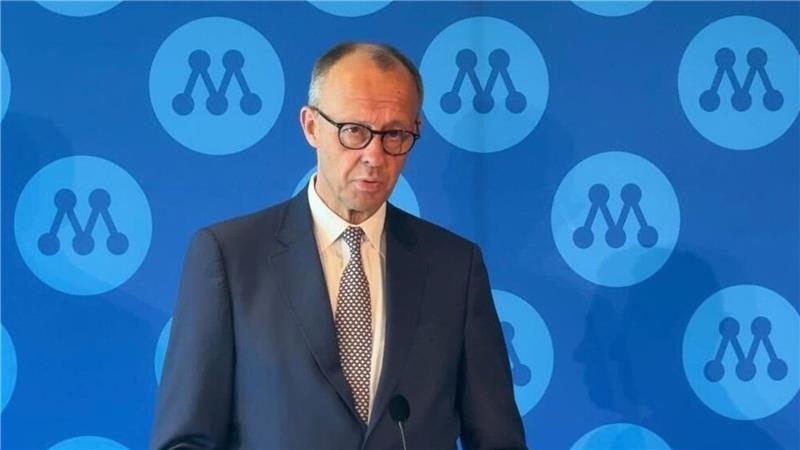 Bundeskanzler Friedrich Merz (CDU) war zum Europa-Tag in Stockholm zu Besuch. 