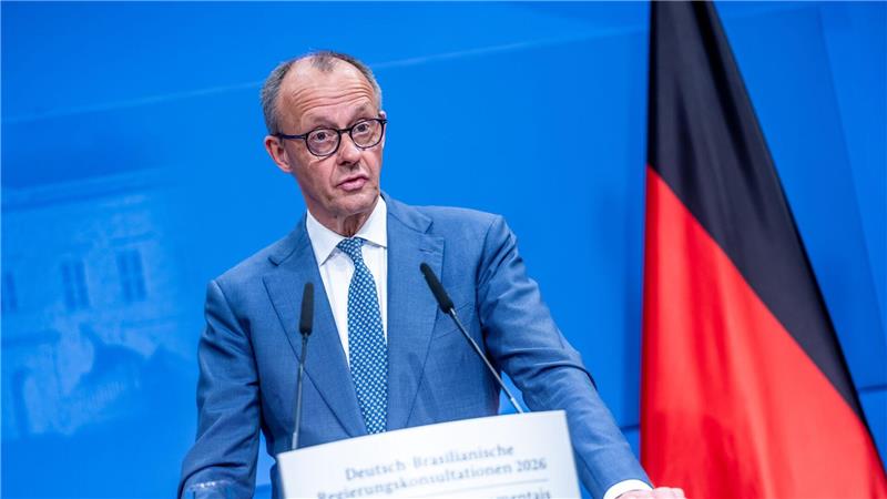 Bundeskanzler Merz lässt offen, wie er einem möglichen Treibstoffmangel begegnen will.