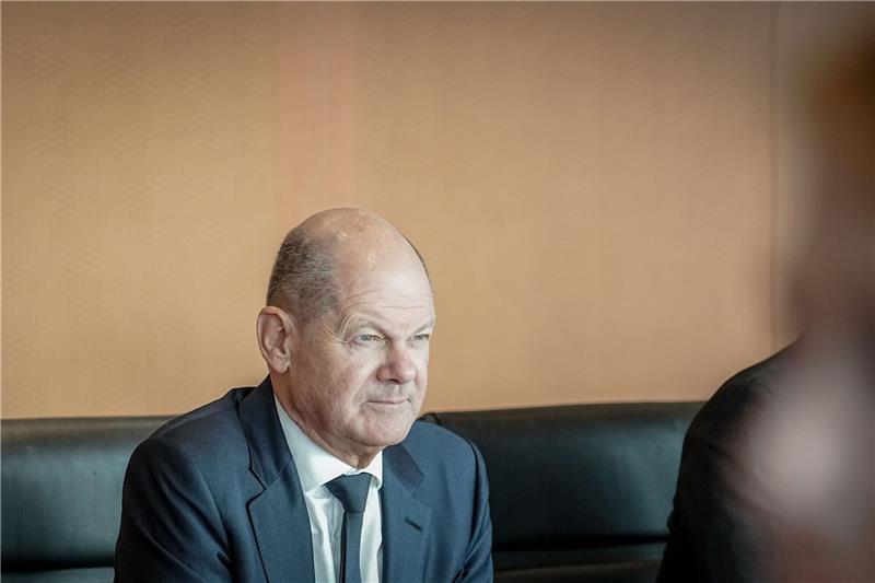 Scholz appelliert: „"Nie wieder" ist jeden Tag” Bundeskanzler Olaf Scholz (SPD) betont, dass die heutige Demokratie auf dem zentralen Bekenntnis «Nie wieder» gründe (Archivbild).