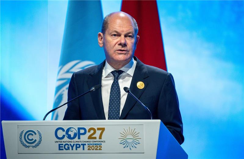 Scholz warnt vor „Renaissance der fossilen Energien” Bundeskanzler Olaf Scholz (SPD) spricht bei der Weltklimakonferenz COP27.