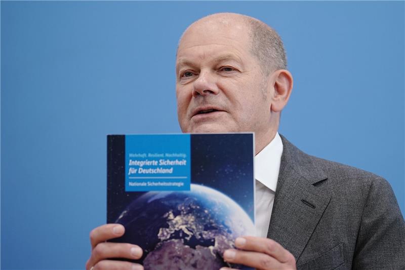 Zentrale Punkte der Nationalen Sicherheitsstrategie Bundeskanzler Olaf Scholz präsentiert die Nationale Sicherheitsstrategie der Bundesregierung.