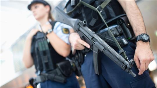 Bundespolizei am Münchner Flughafen (Archivbild).