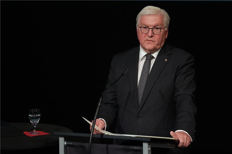 30 Jahre Solingen-Anschlag: Steinmeier sieht Versäumnisse Bundespräsident Frank-Walter Steinmeier spricht bei der Gedenkfeier zum 30. Jahrestag des Solinger Brandanschlags.