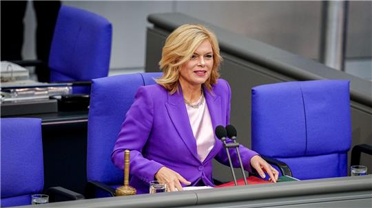 Bundestagspräsidentin Julia Klöckner (CDU) leitete heute morgen die Sitzung.