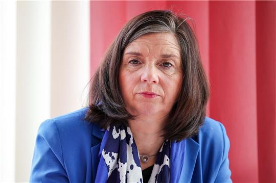 Bundestagsvizepräsidentin Katrin Göring-Eckardt fordert  einen besseren Schutz für politische Veranstaltungen.