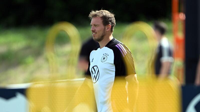 Nagelsmanns Wunschzettel: Tore und EM-Lust mit König Kroos Bundestrainer Julian Nagelsmann beim Abschlusstraining vor dem Griechenlandtest.