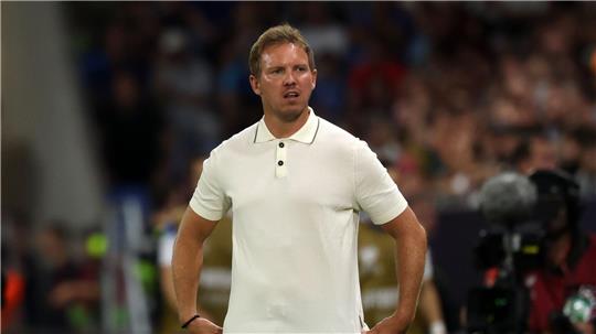 Bundestrainer Julian Nagelsmann ist verärgert über die Leistung der Nationalmannschaft.