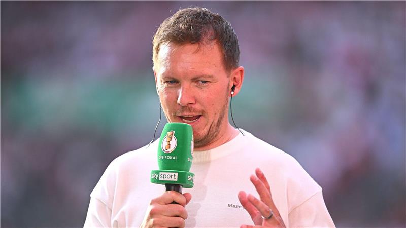 Bundestrainer Julian Nagelsmann ließ sich das Finale nicht entgehen.