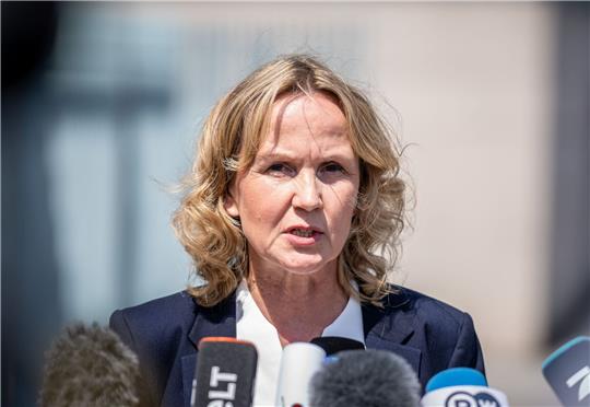 Bundesumweltministerin Steffi Lemke (Grüne) sorgt sich über die künftige Wasserversorgung.