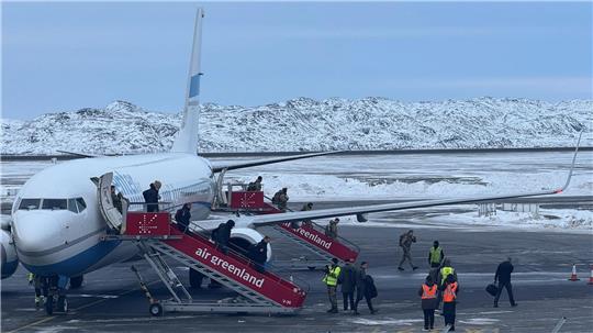 Bundeswehr-Team kommt abends auf Grönland an