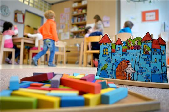 Bundesweit werden 92 Prozent der Kinder von drei Jahren bis zum Schuleintritt in einer Kita betreut.