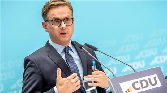 CDU-Generalsekretär Linnemann: „Wenn man die AfD stark machen will, soll man ruhig solche Interviews stören.“