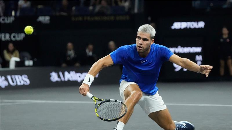 Carlos Alcaraz war gegen den US-Amerikaner Taylor Fritz chancenlos.