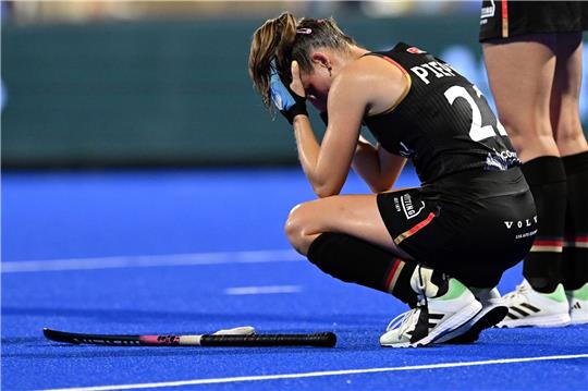 Cecile Pieper war nach dem verlorenen Halbfinale bedient.