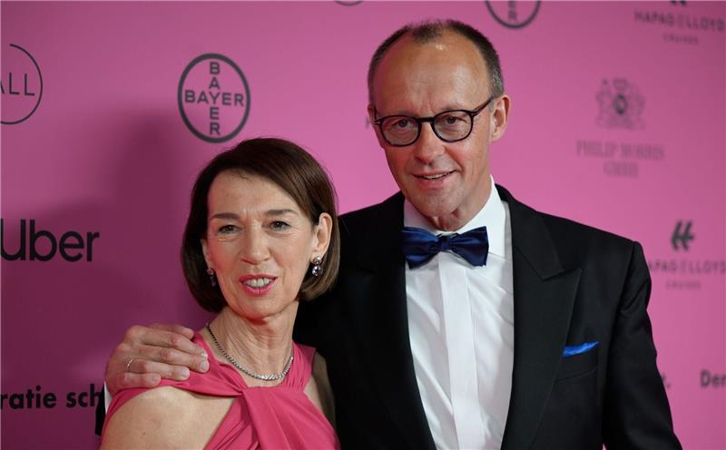 Charlotte Merz spricht über Ehe mit CDU-Chef Charlotte und Friedrich Merz beim Bundespresseball Anfang April.