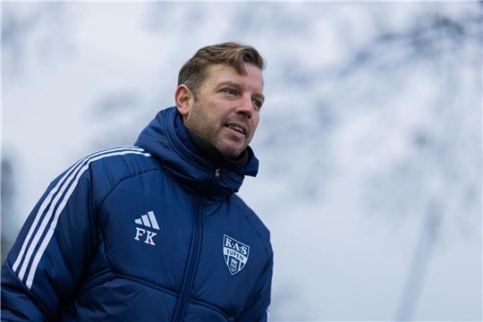 Cheftrainer Florian Kohfeldt vom belgischen Fußball Erstligisten KAS Eupen.